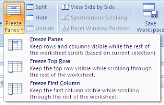 Freeze Panes Excel